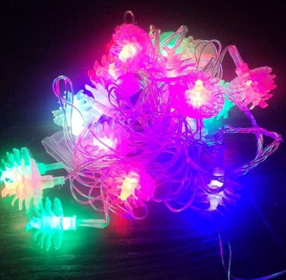 ZYF-56 Pinecone Shaped LED Fairy String Light RGB 5m