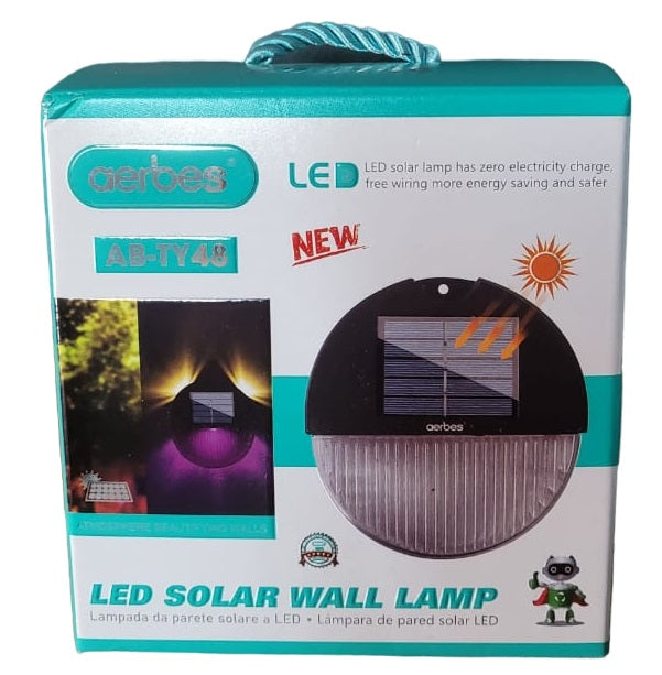 Aerbes Solar Powered Wall Lamp