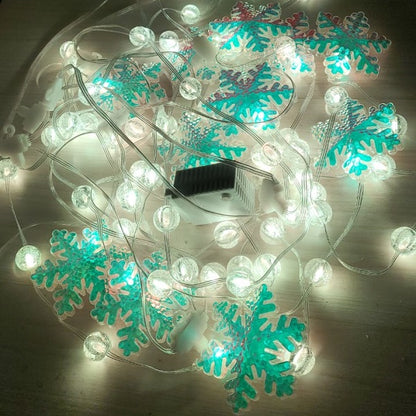 ZYF-177 3M Balls And Snowflakes Smart LED Curtain Light with Surplife App Control