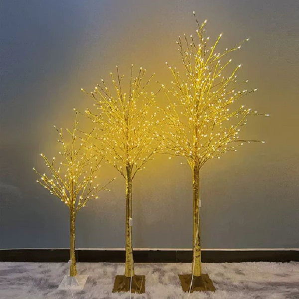 ZYF-119 1.8M Warm White Gold Birch Light 240 LED