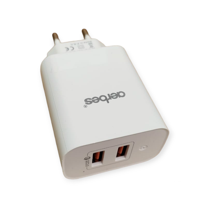 Aerbes AB-SJ26 QC3.0 18W + 18W Dual USB Fast Charger