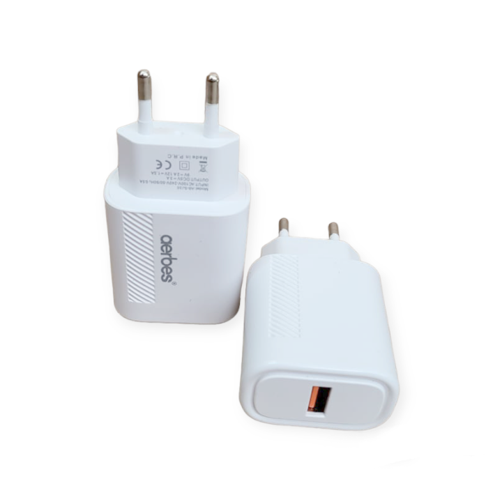 Aerbes AB-SJ30 Portable QC3.0 USB Wall Fast Charger