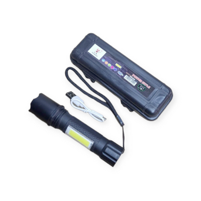 Feimao FM-923 USB Rechargeable Flashlight With Lanyard