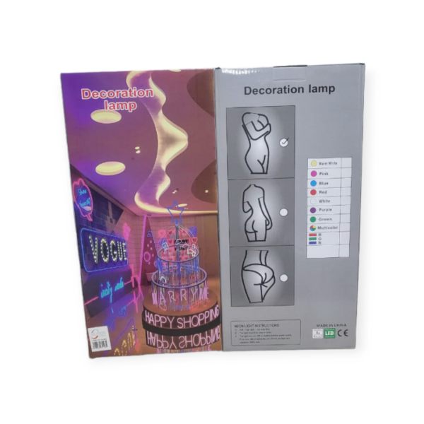 FA-A62 Lady’s Front Silhouette Neon Sign Lamp USB And Battery Operated