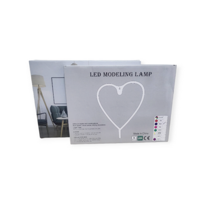 FA-A5 LED Heart Neon Sign Lamp USB And Battery Operated