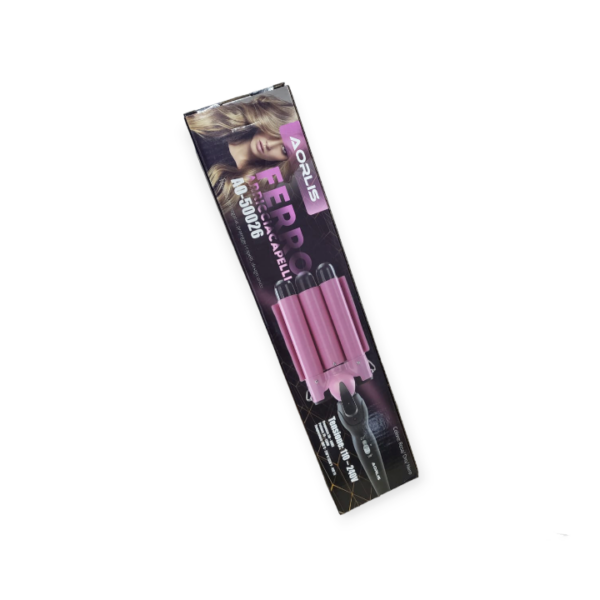 Aorlis 3 Barrels Professional Egg  Roll Curling Iron