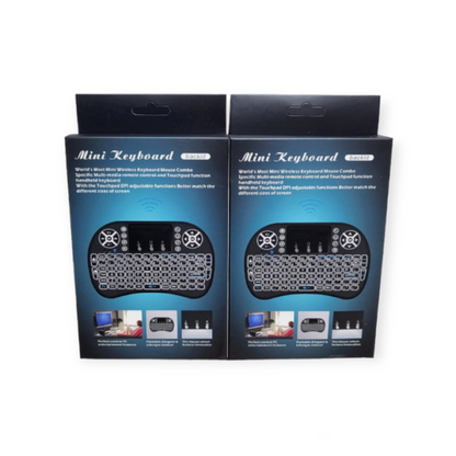 Mini Wireless Keyboard  Rechargeable LED Backlit Air  Mouse