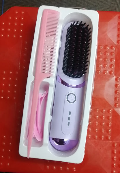 WIRELESS STRAIGHT HAIRCOMB (PURPLE)