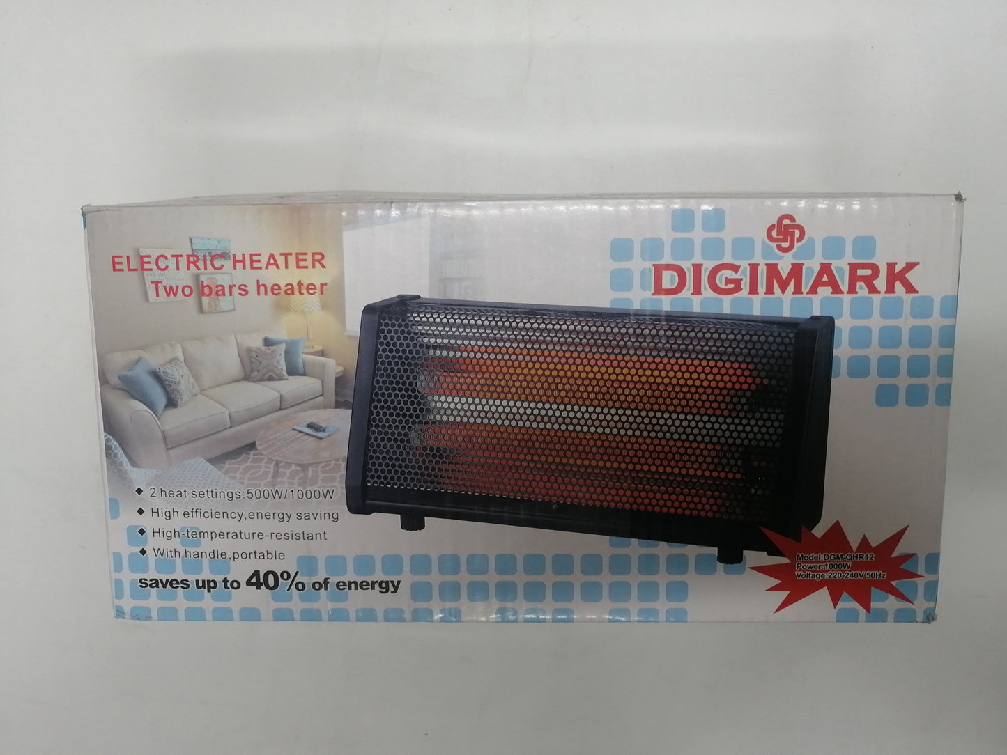 TWO BARS ELECTRIC HEATER