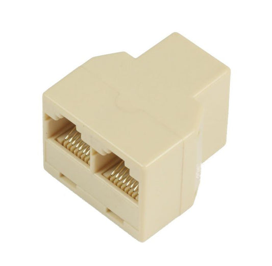 RJ11 Modular Adapter 2 Port