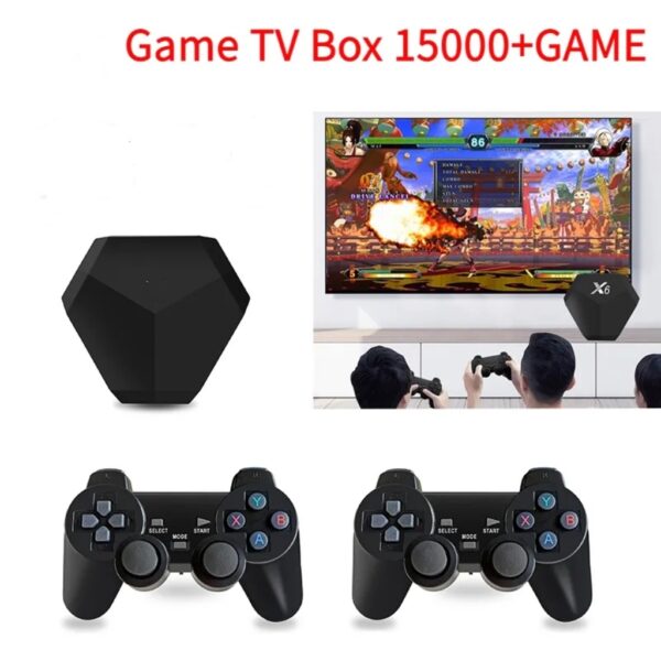 Aerbes X6 2.4ghz Wireless remote  Control Game Console 15000+  Games Console