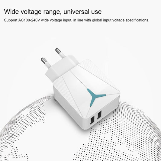 Wolulu AS-51387 Dual USB Wall Charger 2.1A