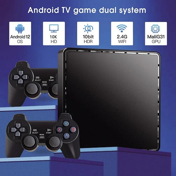 Aerbes M8PRO Dual System TV  Box Game Console 10K Ultra HD  with Built in Chrome Cast