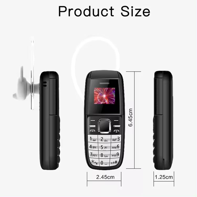 Mini Mobile Phone 2 Nano Sim  Slot, 1 Micro SD Slot