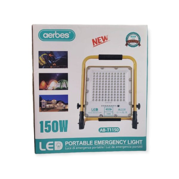 Aerbes AB-T1150 Portable Rechargeable LED Light 150W