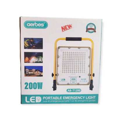 Aerbes AB-T1200 Portable Rechargeable LED Light 200W