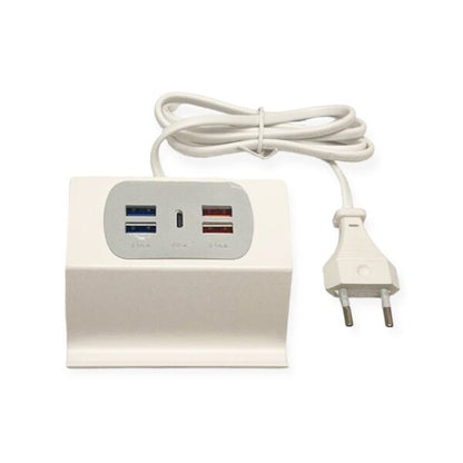 PD+4USB Port 3.1A Charging Hub Stand