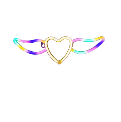 FA-A64 Heart Wing Neon Sign Lamp USB And Battery Operated