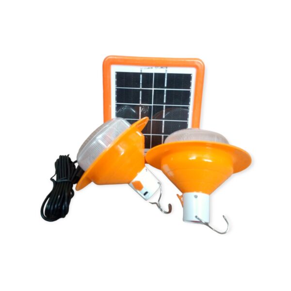 Solar Powered Double Hanging Tent  Light 3 Lighting Modes