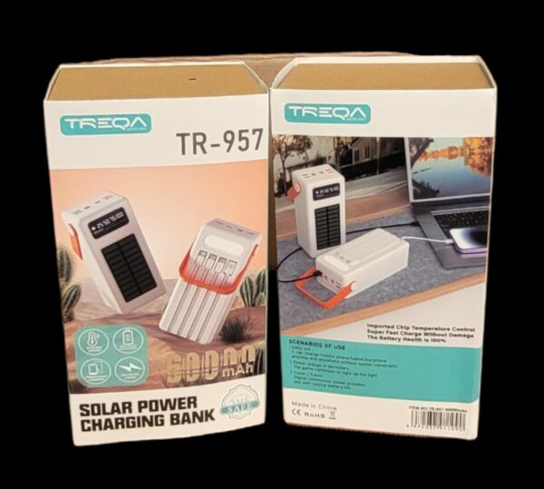 Treqa Solar Power Bank  50000mah