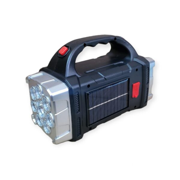 Rechargeable Multifunctional Solar Powered Searchlight XPE+8LED+2COB