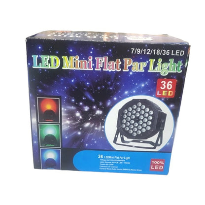 PM-002 Mini Flat Par DJ Stage Light 36 RGB LED