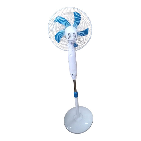 16" Solar Powered 3 Speed  Ocillating Floor Fan