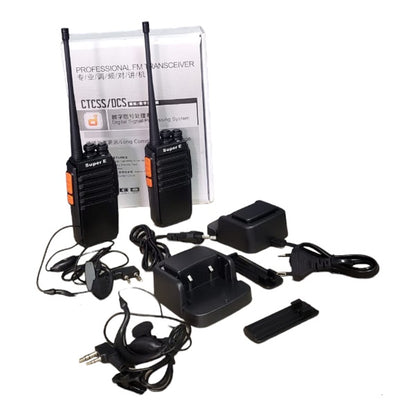 Super E 8W Dual Walkie Talkie 4.2V  1500Mah Battery