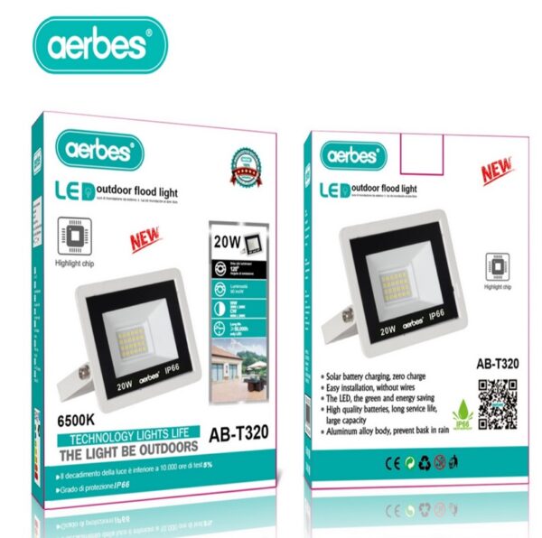 Aerbes AB-T320 LED Outdoor Flood Light 20W 220V