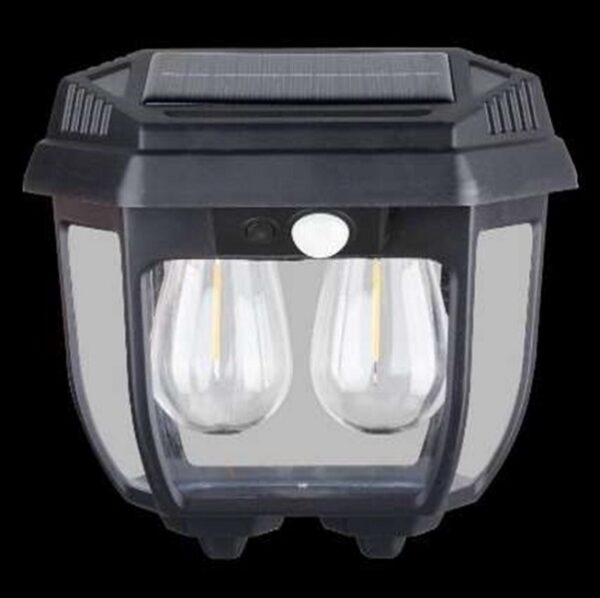 PM-091 HW669-2W Solar Induction Wall Lamp Dual Bulb