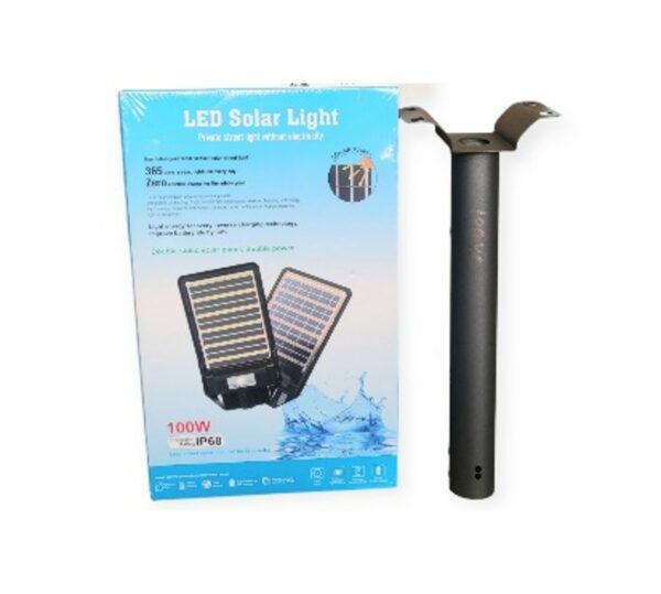 FT-100W-96 Double Sided Private Street Solar Light With 30cm Pole Arm 100W