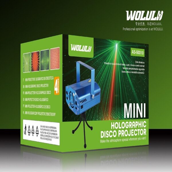 Wolulu AS-50310 Mini Holographic Laser Light