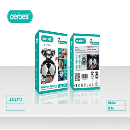 Aerbes USB Rechargeable 5W  Round Shaver with Digital Display