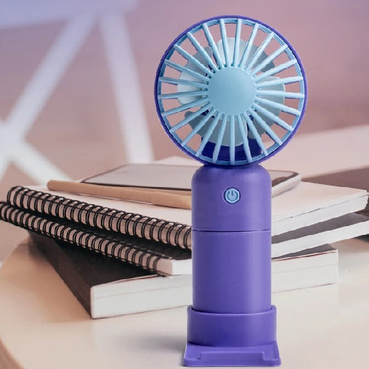 Rechargeable Mini fan With Base Phone  Holder