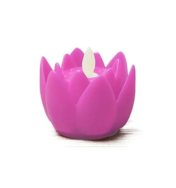 LED Tea Candle Lotus Shape Flower Light Pack of 6