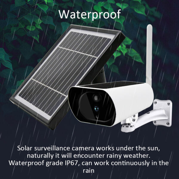 Solar Powered Wifi Surveillance  Camera I-Cam-Y4 + App