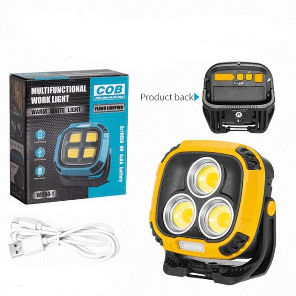 FA-W891-1 Multifunctional USB-C Rechargeable COB Light Or Battery Powered