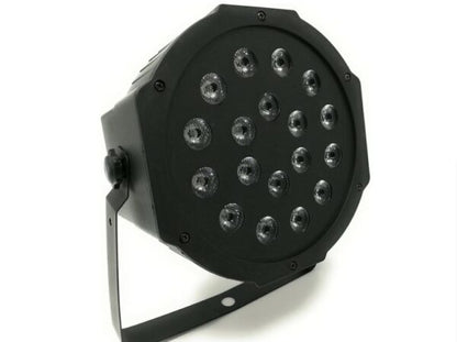 FA-18 RGB DMX 512 Stage Light Flat Par Lighting Effect 18LED