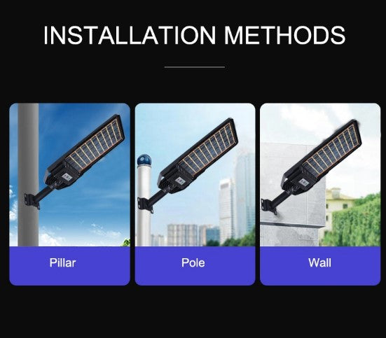 FT-300W-320 Double Sided Private Street Solar Light With 43cm Pole Arm 300W