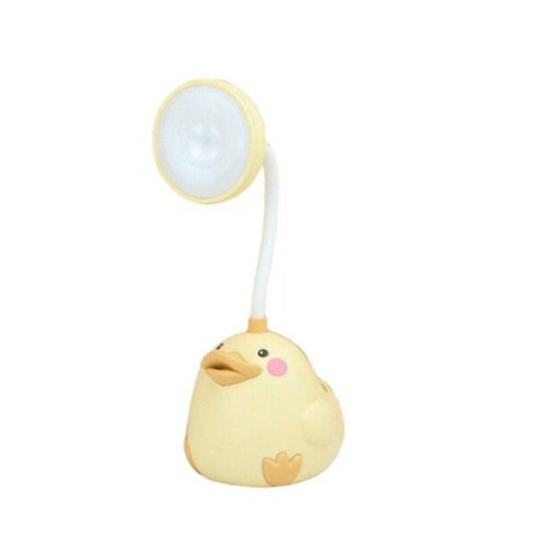 USB Rechargeable Duck Table Lamp 2  Settings With Pencil Holder