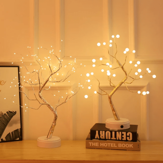 D-1 36 LED Peral Home Decor Tree Light USB DC/Battery Operated