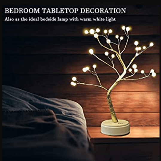 D-1 36 LED Peral Home Decor Tree Light USB DC/Battery Operated