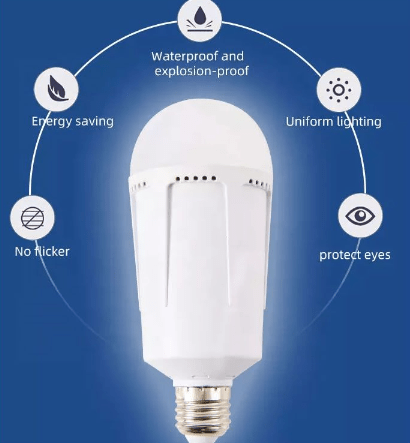 Aerbes AB-Z951 LED 12W Home Rechargeable Bulb E27