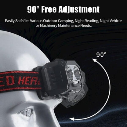 FA-601 White + Yellow Color Sensor Headlamp 2xXPE LED