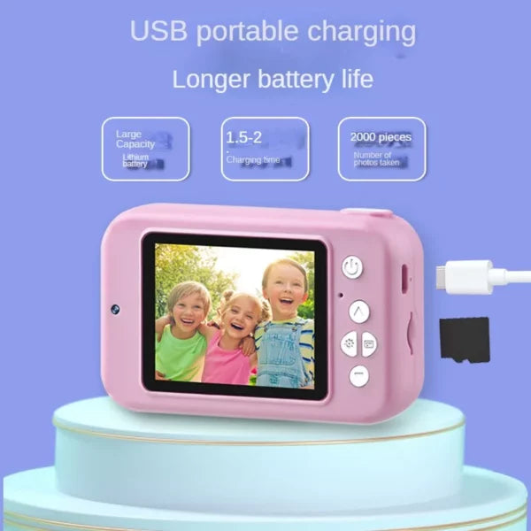 Super Electronics Y2 Single Kids Digital Camera With Micro SD Card Slot