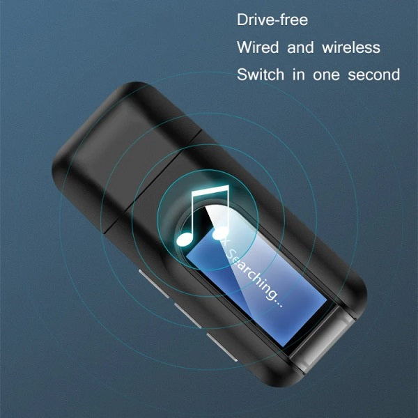 T11 Wireless Bluetooth Receiver & Transmitter with Display