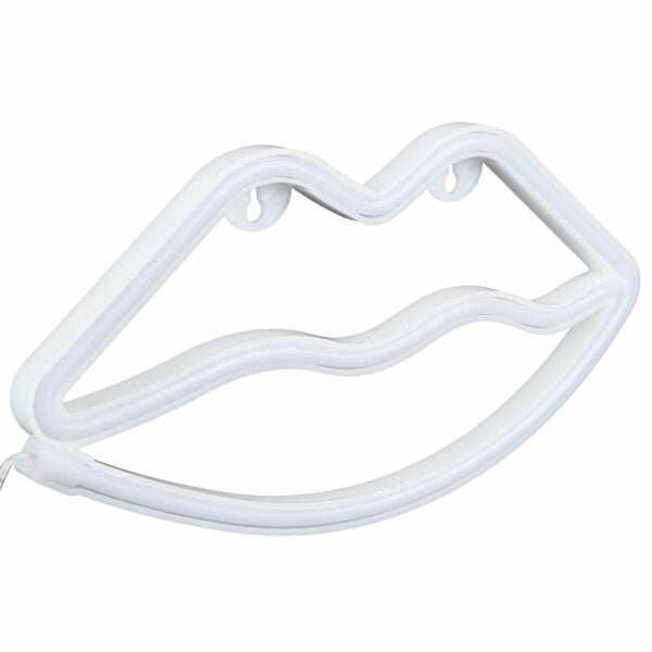 FA-A16 Lips Shaped Neon Sign Lamp USB And Battery Operated