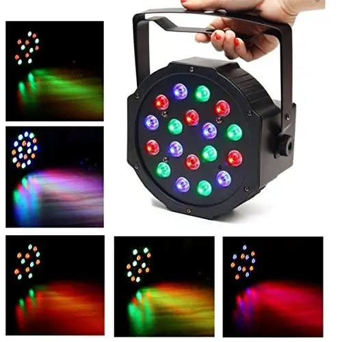 FA-18 RGB DMX 512 Stage Light Flat Par Lighting Effect 18LED