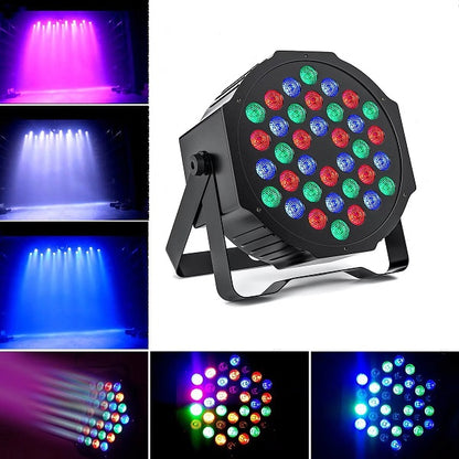 PM-002 Mini Flat Par DJ Stage Light 36 RGB LED