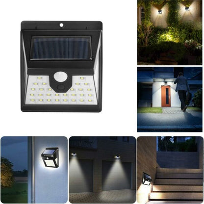 60W Solar Powered Motion Sensor  Wall Light